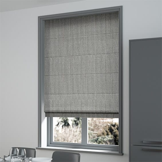 Mauve Linen Blackout Lined Roman Blind WIth Fittings 6ft 