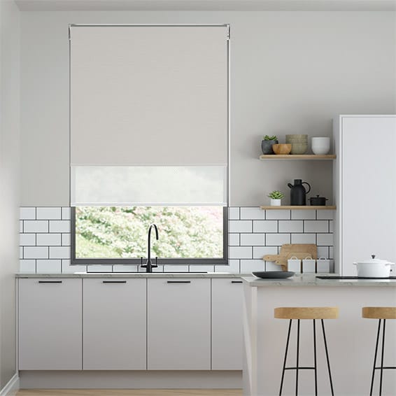 Double Roller Chic Grey Double Roller Blind