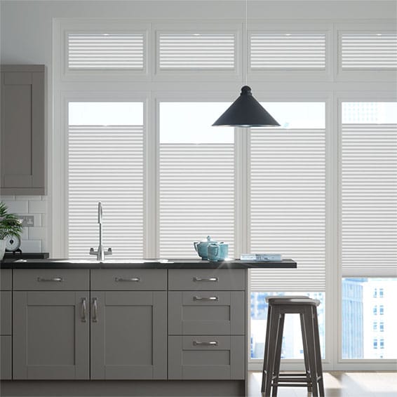DuoLight Grey Perfect Fit Pleated Blind