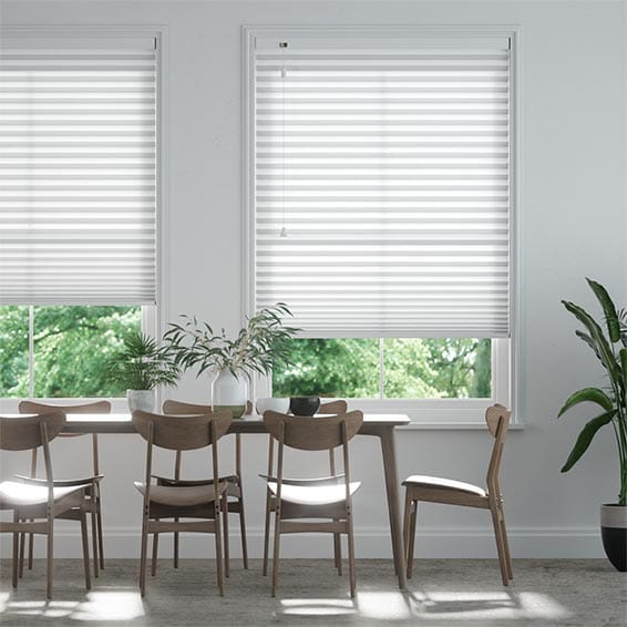 DuoLight-Max Cotton White Pleated Blind
