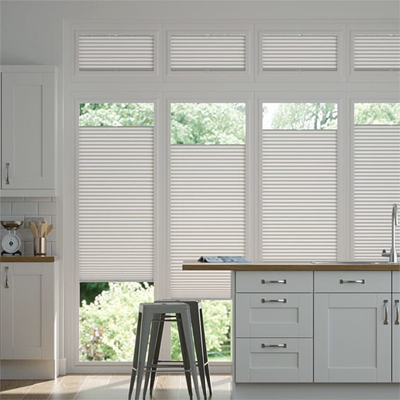 DuoShade Grey Perfect Fit Pleated Blind