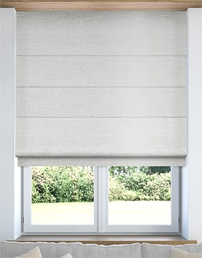 Faux Silk Luxe Lightest Silver Roman Blind thumbnail image
