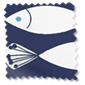 Ika Blue Roller Blind swatch image