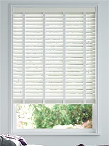 Innovations Chic White with White Tape Wooden Blind thumbnail image