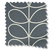 Linear Stem Cool Grey Roman Blind sample image