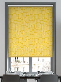 Little Trees Yellow Roller Blind thumbnail image