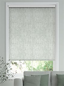 Thermo Linen Dimout Soft Grey Roller Blind thumbnail image