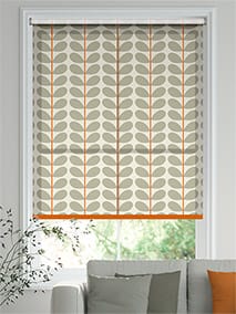 Two Colour Stem Warm Grey Roller Blind thumbnail image