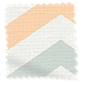 Vector Border Apricot Roman Blind swatch image