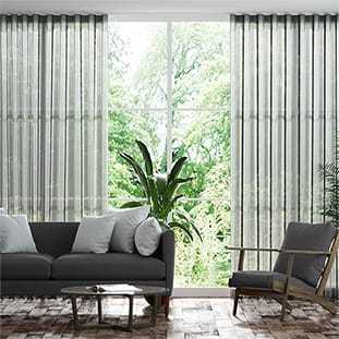 Wave Pinstripe Voile Steel Wave Curtains thumbnail image