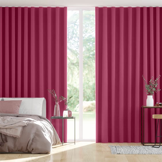 Wave Toulouse Berry Sorbet Curtains