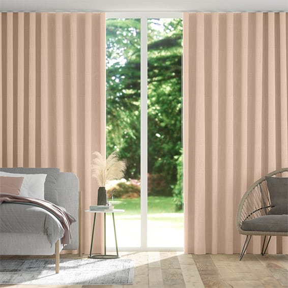 Wave Toulouse Blossom Pink Curtains