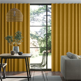 Wave Toulouse Mustard Wave Curtains thumbnail image